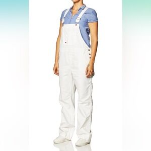 White Dickies Overalls